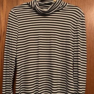 Turtleneck striped-juniors